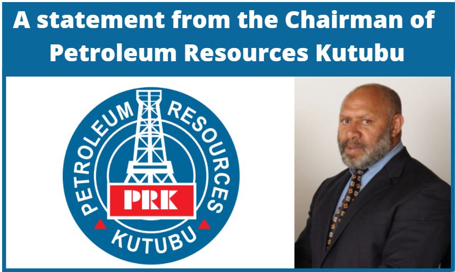 Petroleum Resources Kutubu (PRK) Board Chairman John Kapi-Natto is appalled at the inaccurate and misleading article titled ‘Landowner funds flushed down broken corporate pipes’ published by PNGi on its social media page on Wednesday 7 July 2021.